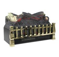 Duraflame DFI021ARU Electric Log Set Heater with Realistic Ember Bed, Antique Bronze N3