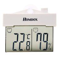 Homdox Wireless Weather Humidity Monitor Indoor/Outdoor Modern Design N2
