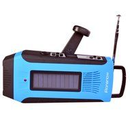 [Upgraded] iRonsnow IS-092 [2000mAh Power Bank+1W flashlight] Weather radio Solar Hand Crank AM/FM/WB NOAA Radio... N20