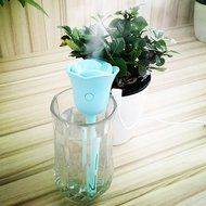Holly Store Lucky Flower Autumn Remove Drying Office Mini Humidifier Pink N2