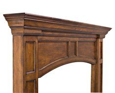 Pearl Mantels 160-56 Vance Unfinished Fireplace Mantel, Interior Opening 56-Inch Wide by 42-Inch High