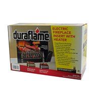 Duraflame DFI021ARU Electric Log Set Heater with Realistic Ember Bed, Antique Bronze N5