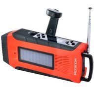 [Upgraded] iRonsnow IS-092 [2000mAh Power Bank+1W flashlight] Weather radio Solar Hand Crank AM/FM/WB NOAA Radio... N26