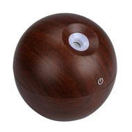 AutumnFall LED Touch Aroma Ultrasonic Humidifier USB Essential Oil Diffuser Air Purifier (Brown) N8