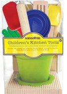 Sassafras Little Cook Children&#039;s Kitchen Tools in Herb Pot Gift Set