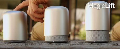 HiddenRadio2 Wireless Bluetooth Speaker - Retail Packaging - Silver N7