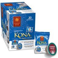 Copper Moon Kona Blend Single Cup Pod, 40 Count for Keurig K-cup Brewers N21