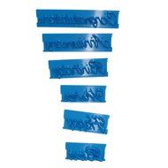 OUMOSI Cake Phrase Letters Printed Mouse Cream DIY Manual Stamping Mold N2