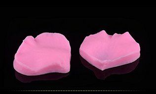 AnnyMart&reg; Rose Petals 3D Silicone Cake Impress Mold Roseleaf Flower Sugar Paste Soap Mold N4