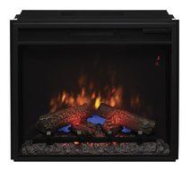 ClassicFlame 23EF031GRP 23" Electric Fireplace Insert with Safer Plug N2