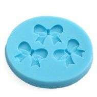 "Silicone 3D Bowknot Fondant Mold Cake Decoration DIY Mold Mould" shopping N3
