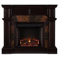 Upton Home Hollandale Espresso Stacked Electric Fireplace N4