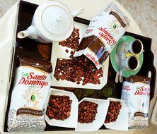 Santo Domingo Whole Roasted Bean Dominican Coffee 2 Bags / Pounds Pack