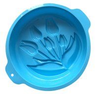 1 X 9" Sunflower Bread Pie Flan Tart Birthday Party Cake Silicone Mold Pan Bakeware N5