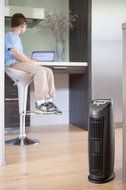 Alen T500 Tower Air Purifier with HEPA-Pure Filter for Allergies and Dust (Black, 1-Pack) N20