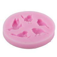 Kobwa(TM) Baby Shower Theme 3D Shoe Shape Silicone Cake Mold Candy Jelly Fondant Making Mold Tools (Pink) with... N13