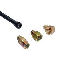 Stanbroil 3/8&quot; X 24&quot; Non-Whistle Flexible Flex Gas Line Assembly Kit for NG or LP Fire Pit and Fireplace N3