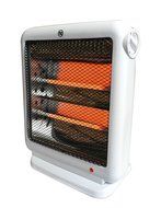Quartz Radiant Heater Electric Portable Personal Space Energy Efficient White
