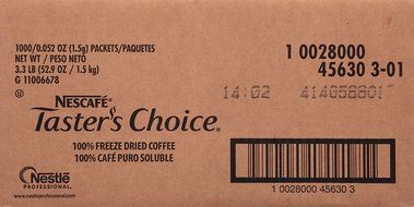 Nescafe Coffee, Taster's Choice Decaf Stick Pack, 4.79 Ounce Package, 80 Count N11