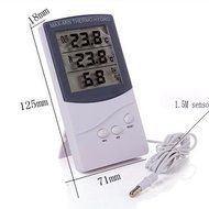 Professional Thermometer Hygrometer Tool Dual Sensor LCD Display Digital Indoor Outdoor Thermometer Min Max Record...