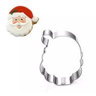 Christmas Santa Stainless Steel Claus Cookie Cutter Cake Pastry Baking Mold shopping N5