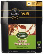 16 Pack - Green Mountain Caramel Vanilla Cream Vue Cup For Keurig Vue Brewers N2