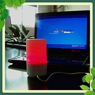 50ml Mini Car/USB LED Series Aroma Diffuser Potable Essential Oil Air Humidifier FD05 by Purple-Violet N4