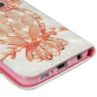 S6 Case,Samsung Galaxy S6 Case - Wallet 3D Effect Colorful Print Patterns Premuim PU Leather Soft TPU Inner Cover... N8