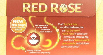 Red Rose Canadian Breakfast Tea - 60 Tea bags N4