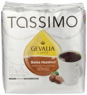Gevalia Swiss Hazelnut, 16-Count T-Discs for Tassimo Brewers (Pack of 3) N4