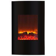 Yosemite Home Decor DF-EFP37 Corner Electric Fireplace, Black