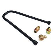 Stanbroil 3/8&quot; X 24&quot; Non-Whistle Flexible Flex Gas Line Assembly Kit for NG or LP Fire Pit and Fireplace N4