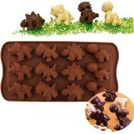 Bhbuy New Dinosaur Silicone Baking Tray Cake Chocolate Candy Muffin Cookie Mould Mold N2