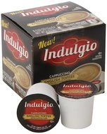 Indulgio English Toffee Cappuccino Single Serve for Keurig K-Cup Brewers, 12 Count (Pack of 6)
