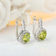Jewelry Set- Morenitor[TM] White Gold Plated Swarovski Elements Crystal Necklace Earrings Set N2