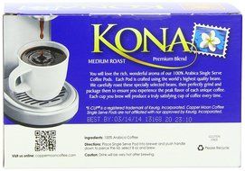 Copper Moon Kona Blend Single Cup Pod, 40 Count for Keurig K-cup Brewers N33