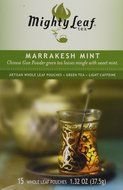 Mighty Leaf Marrakesh Mint Tea, 15 Whole Leaf Pouches, 1.32 Oz.