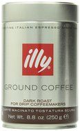 illy Caffe Scuro Drip Grind (Dark Roast, Brown Band), 8.8-Ounce Tins (Pack of 2) N3