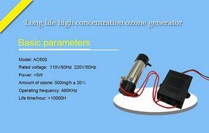YueYueZou&reg; Portable Ozonizer Ozone Generator for Air Water Plant Sterilizer Purifier 500mg/hr N5
