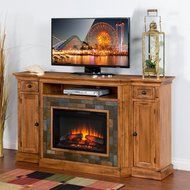 Sunny Designs Sedona 72 in. Electric Fireplace TV Console