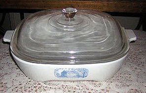 Corning Ware Blue Colonial Covered Browning Dish