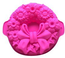 1 X 9" Sunflower Bread Pie Flan Tart Birthday Party Cake Silicone Mold Pan Bakeware N14