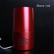 Car air purifier anion purifier car purifier in addition to formaldehyde virus (Wine red)