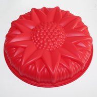 1 X 9" Sunflower Bread Pie Flan Tart Birthday Party Cake Silicone Mold Pan Bakeware N15