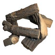 PyroMania Ceramic 6 Piece Fallen Wood Set for Fire Pits