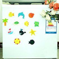ASDOMO Colorful Kid Baby Wood Cartoon Fridge Magnet Child Educational Toy 1 Set 12 PCS Colors Sent at Random N6