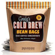 Grady&#039;s Cold Brew Iced Coffee Bean Bags (1 pack of 12 bags) 1.5 Lbs (24 Oz)