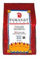 Puroast Low Acid Coffee Organic House Blend Whole Bean, 12 oz. Bag (Pack of 2)