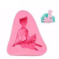 "dipshop 3D Ballet Girl Silicone Fondant Mold Chocolate Soap Mould Sugar Craft" shopping N3