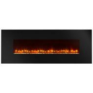 Hearth &amp; Home 70-In Linear Wall Mount Electric Fireplace - SF-WM70-BK